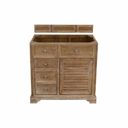 JAMES MARTIN VANITIES Savannah 36in Single Vanity Cabinet, Driftwood 238-104-5511